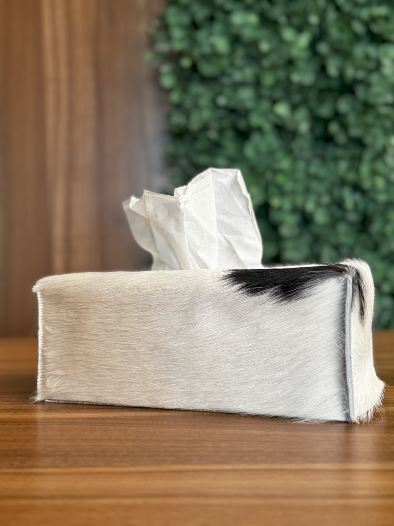 natural leather cover for tissue