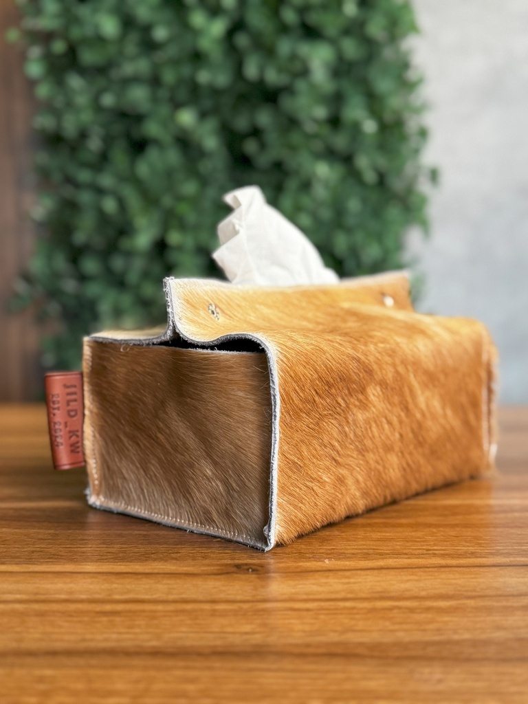 natural leather cover for tissue
