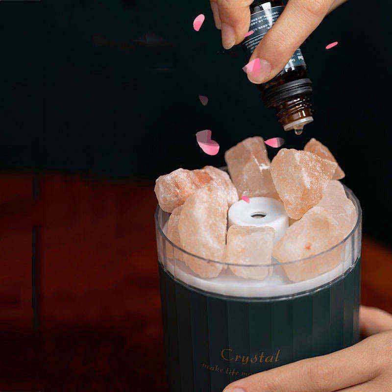 Diffuser & Humidifier   with  Himalayan rock salt To promote vital positive energy