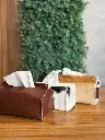 natural leather cover for tissue