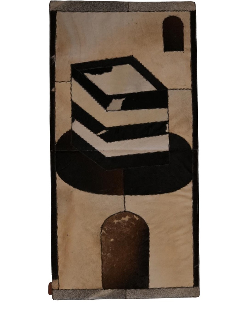 Genuine leather rug Foldable prayer mat